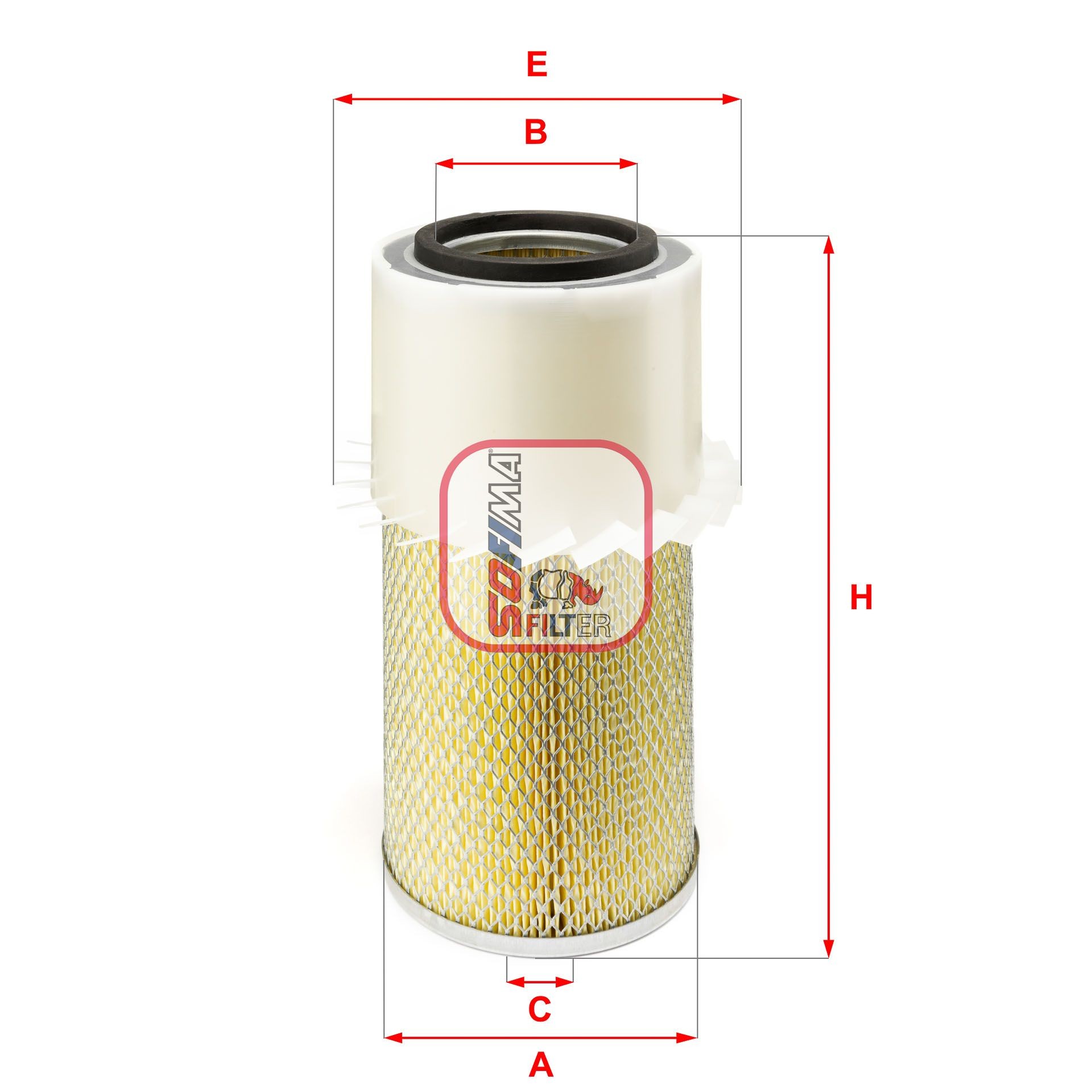 SOFIMA Air filter Article number: S 8950 A cheaply