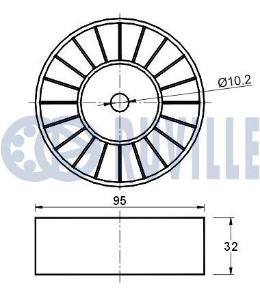 RUVILLE Timing belt kit Article number: 5597470 cheaply