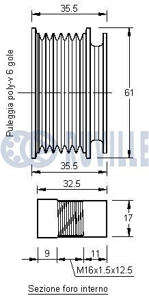 RUVILLE Timing belt kit Article number: 5520271 cheaply