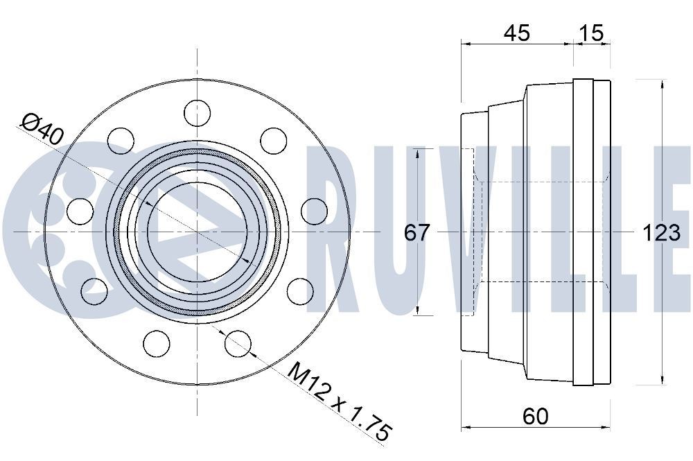 RUVILLE Timing belt kit Article number: 5530370 cheaply