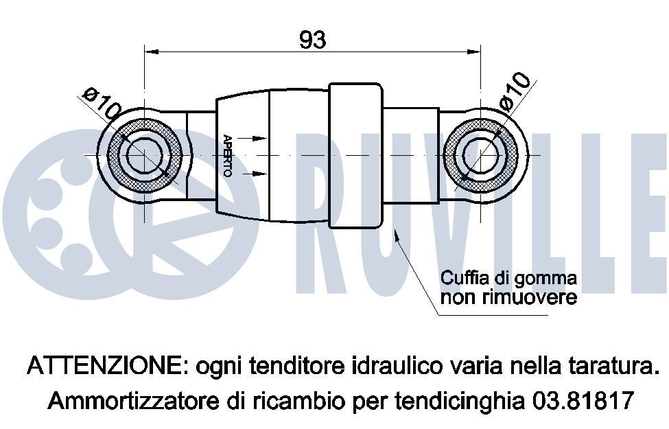 RUVILLE Timing belt kit Article number: 5732170 cheaply