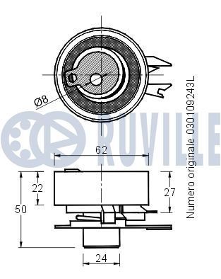 RUVILLE Timing belt kit Article number: 5572771 cheaply