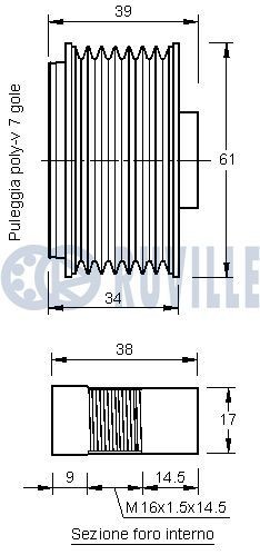 RUVILLE Wheel bearing kit Article number: 6507 cheaply