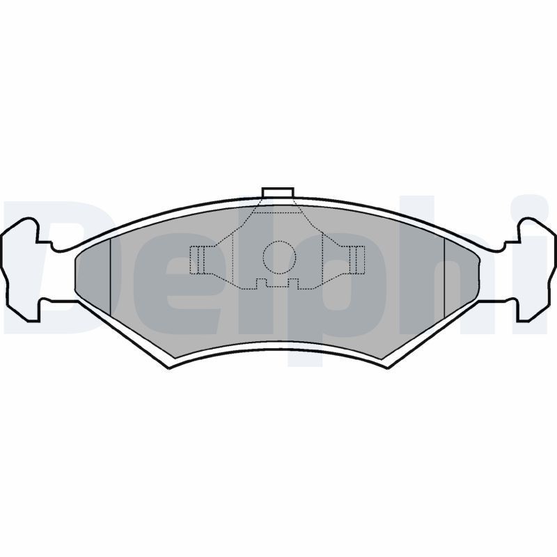 DELPHI Brake pad set Article number: LP204 cheaply