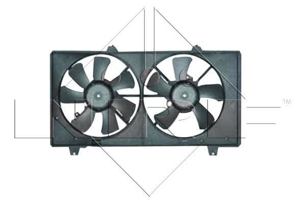 NRF Fan, radiator Article number: 47426 cheaply