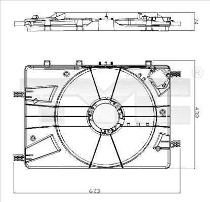 TYC Support, cooling fan Article number: 825-0016-1 cheaply