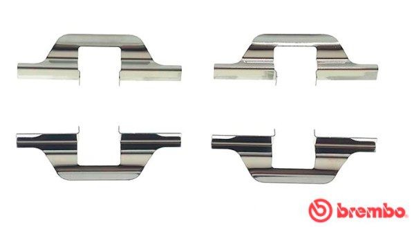 OEM Accessory Kit, disc brake pads A 02 304 from BREMBO