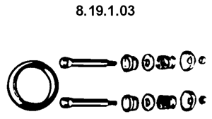 EBERSPÄCHER Seal, exhaust pipe Article number: 8.19.1.03 cheaply