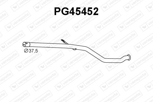 VENEPORTE Repair Pipe, catalytic converter Article number: PG45452 cheaply