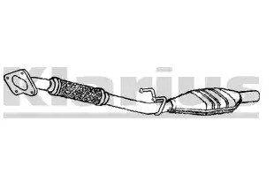 VEGAZ Catalytic converter Article number: VK-879 cheaply