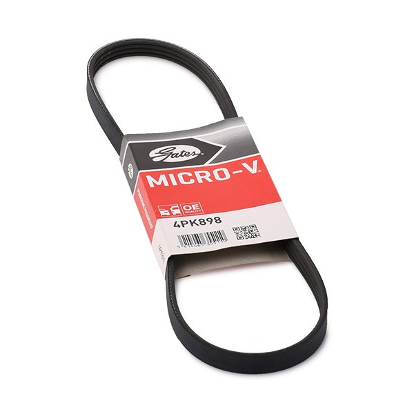 GATES Serpentine belt Article number: 4PK898 cheaply