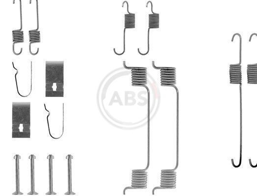 A.B.S. 0700Q Lisakomplekt, Piduriklotsid 121 1.3 16V (DB3PA) 53 HP Bensiin 1997