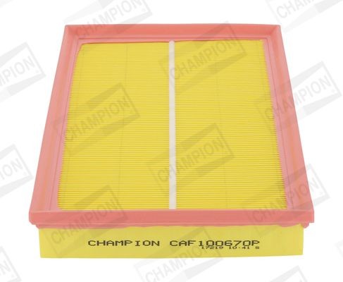 CHAMPION Air filter Article number: CAF100670P cheaply