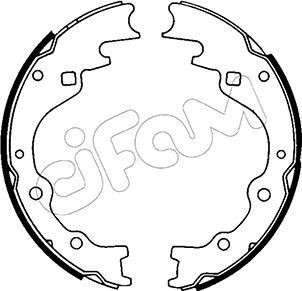 CIFAM Brake Shoe Set Article number: 153-202 cheaply