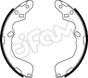 CIFAM Brake Shoe Set Article number: 153-212 cheaply