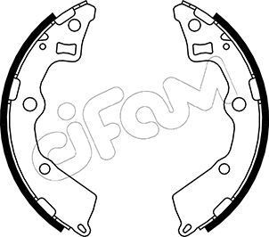 CIFAM Brake Shoe Set Article number: 153-229 cheaply