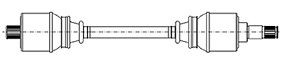 CIFAM Drive shaft Article number: 655-092 cheaply