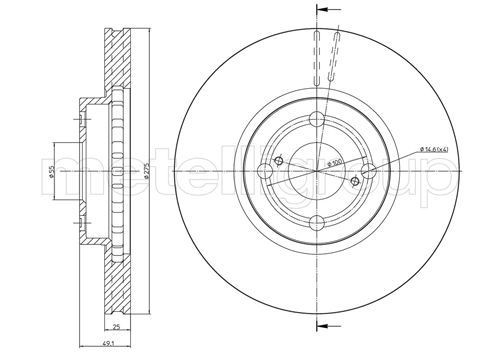 CIFAM Brake disc Article number: 800-291 cheaply