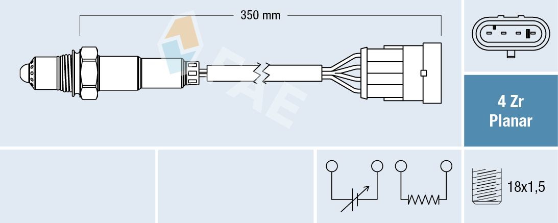 FAE Lambda sensor Article number: 77223 cheaply