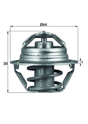 MAHLE ORIGINAL Thermostat d'eau UGS: TX 90 87D à peu de frais