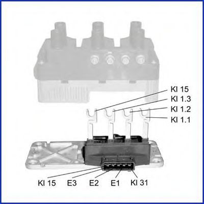 HITACHI Ignition coil Article number: 138428 cheaply
