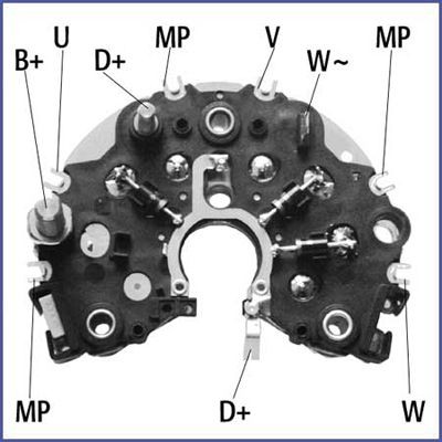 HITACHI Rectifier, alternator Article number: 139450 cheaply