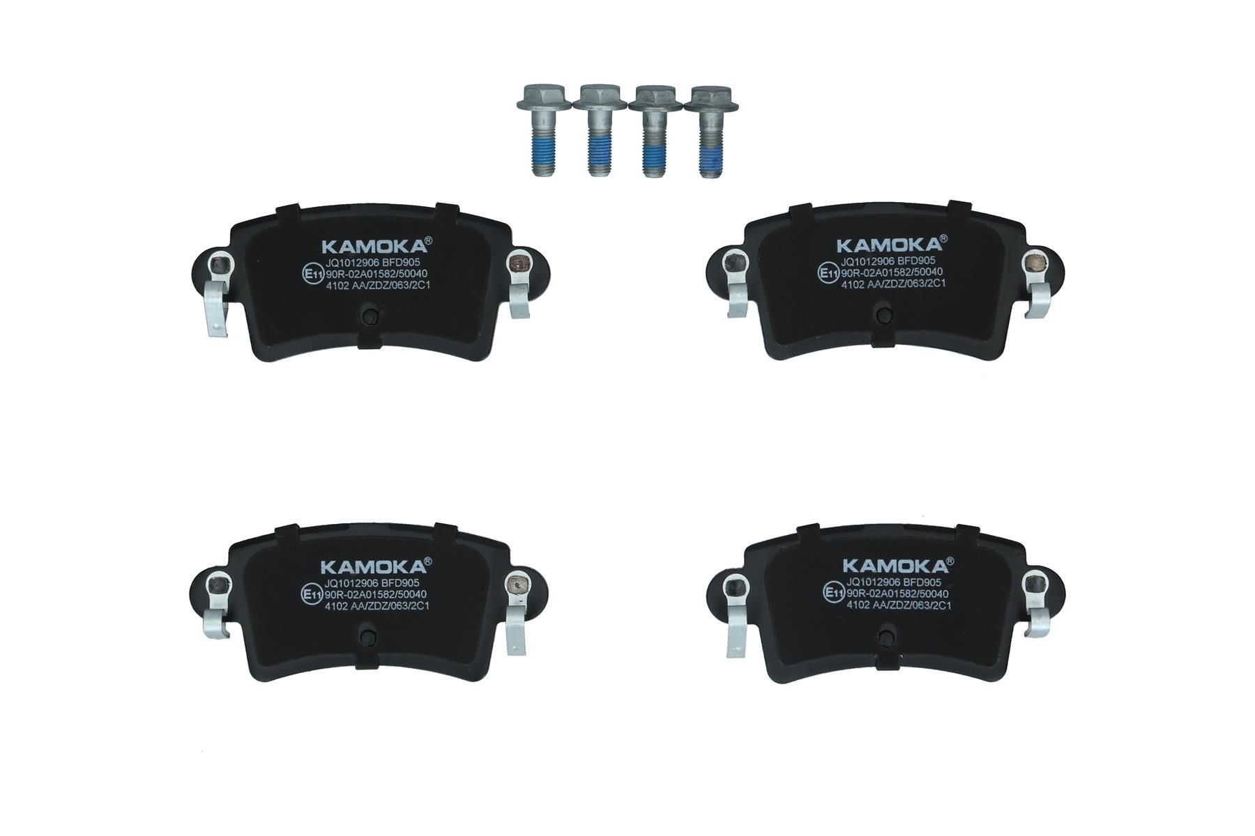 KAMOKA Brake pad set Article number: JQ1012906 cheaply