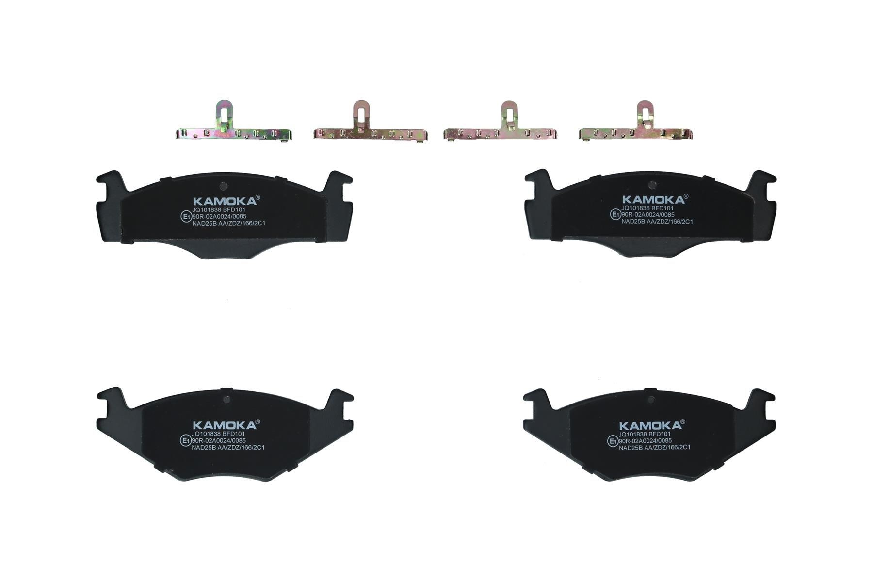 KAMOKA Brake pad set Article number: JQ101838 cheaply
