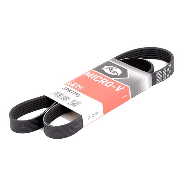 GATES Serpentine belt Article number: 6PK1195 cheaply