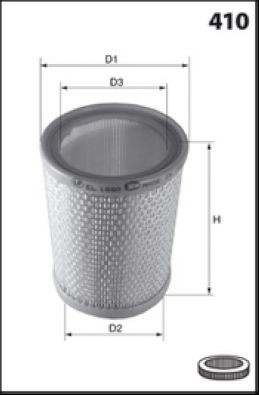 MISFAT Air filter Article number: R736A cheaply