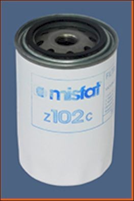 MISFAT Oil filter Article number: Z102C cheaply