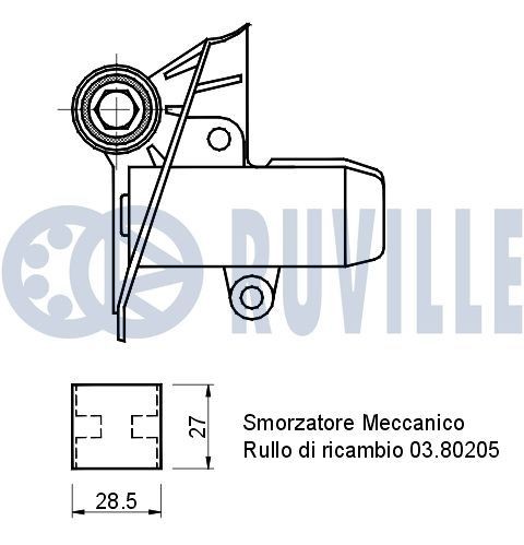 RUVILLE Engine mount Article number: 325483 cheaply