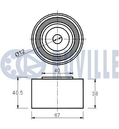 RUVILLE Gear, camshaft Article number: 3453050 cheaply