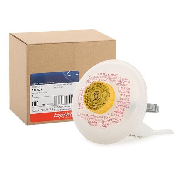TOPRAN Expansion Tank, brake fluid Article number: 114 009 cheaply