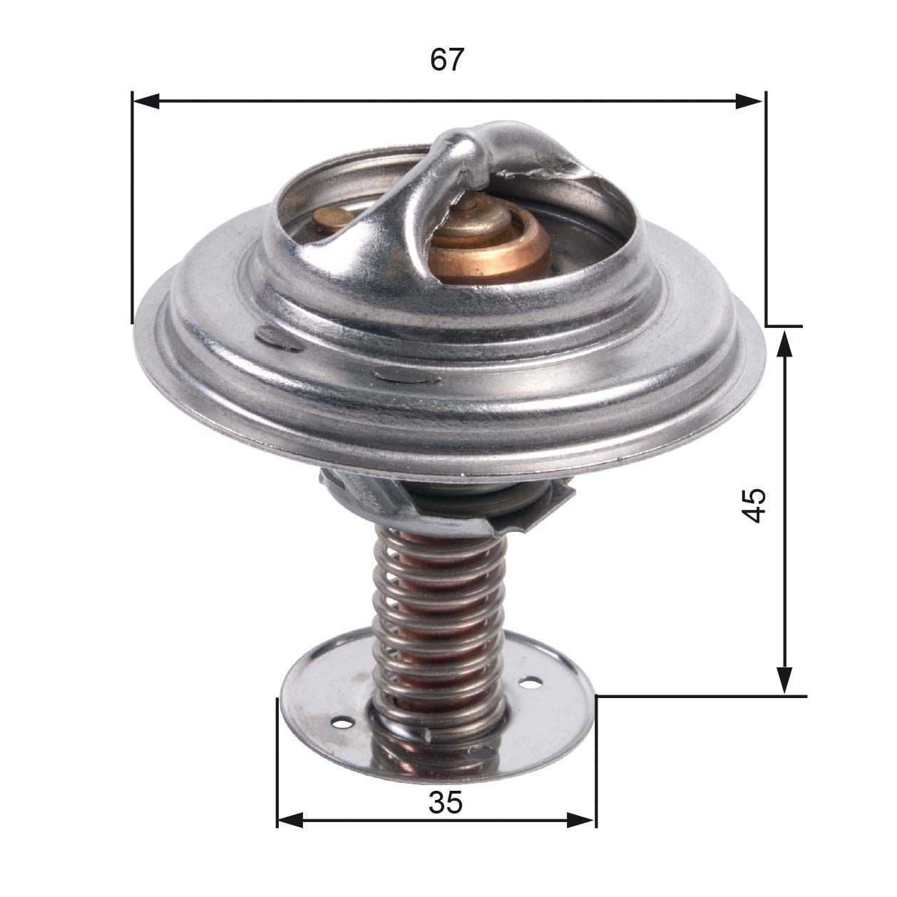 GATES Thermostat Article number: TH45682G1 cheaply