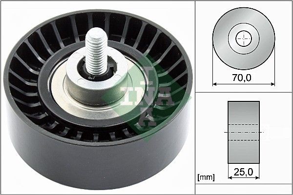 INA Deflection / Guide Pulley, v-ribbed belt Article number: 532 0655 10 cheaply