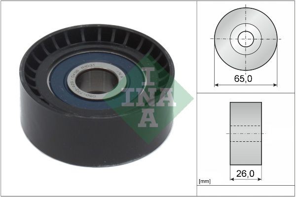INA Deflection / Guide Pulley, v-ribbed belt Article number: 532 0666 10 cheaply