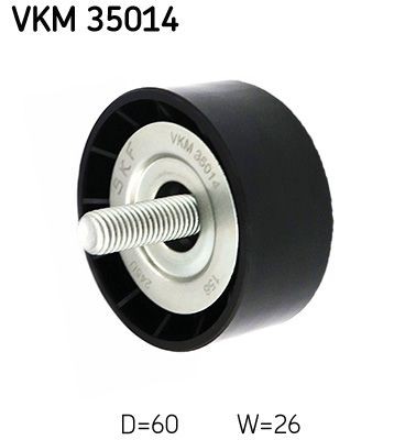SKF Deflection / Guide Pulley, v-ribbed belt Article number: VKM 35014 cheaply
