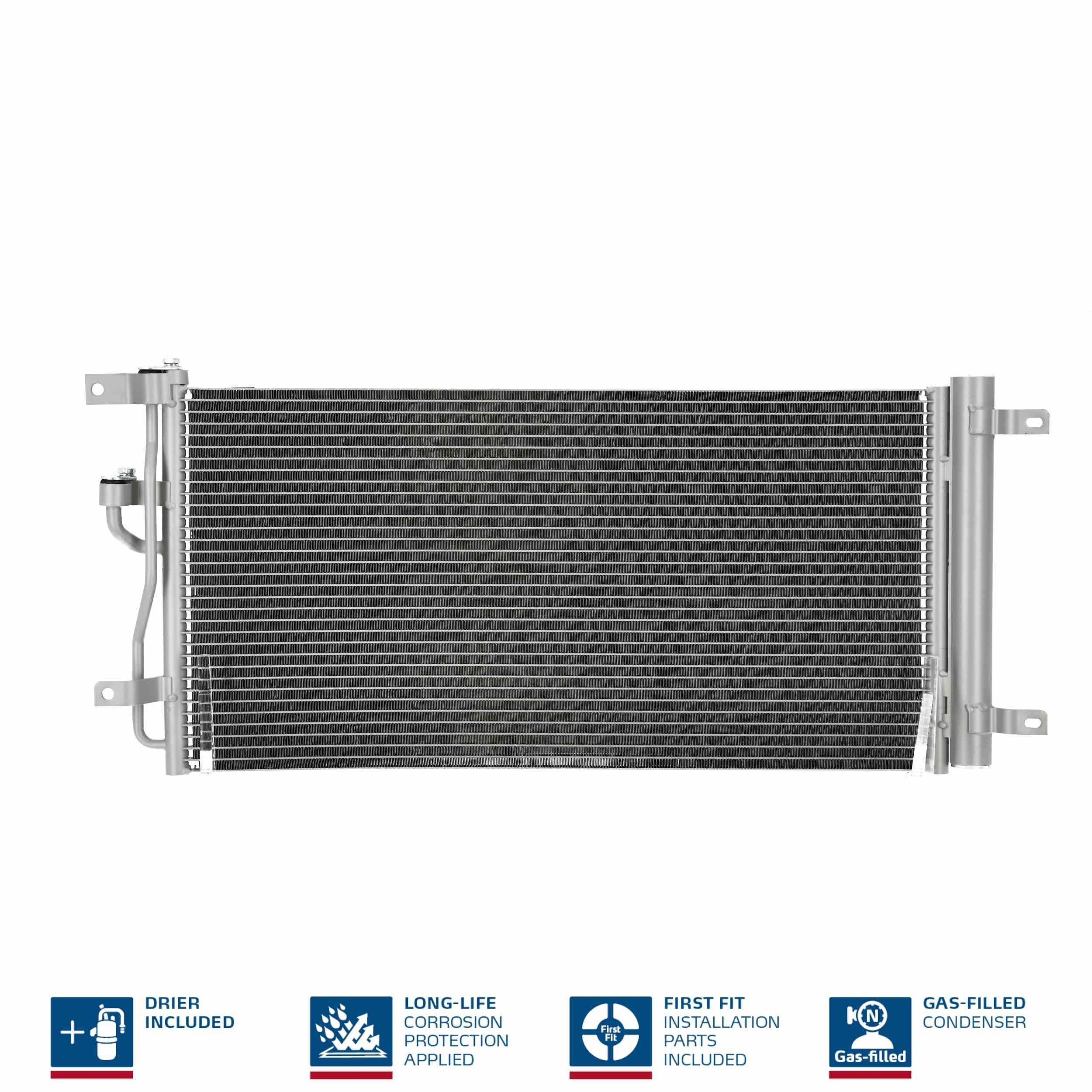 NISSENS Air conditioning condenser Article number: 940569 cheaply