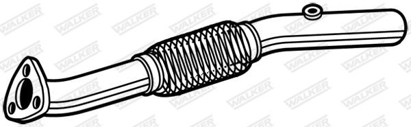 WALKER 10644 Corrugated Pipe, exhaust system ASTRA 1.7 CDTi (L48) 110 PS Diesel 2009