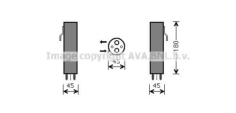 PRASCO Tørfilter aircondition Varenummer: FDD584 billige