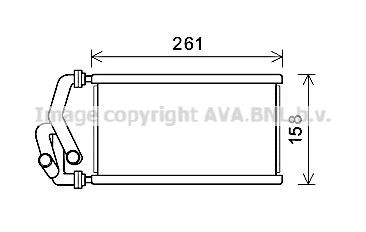 PRASCO Heater matrix Article number: HDA6294 cheaply