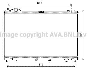 PRASCO Engine radiator Article number: TO2694 cheaply