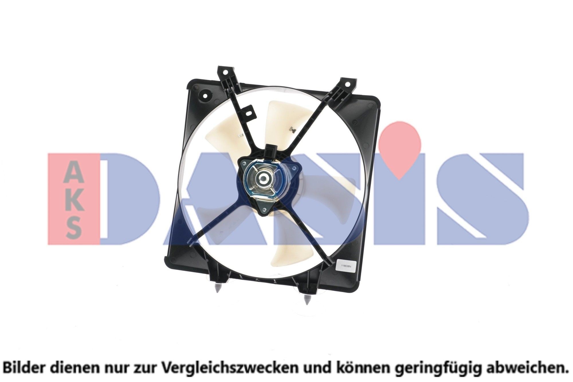 AKS DASIS Fan, radiator Article number: 118038N cheaply