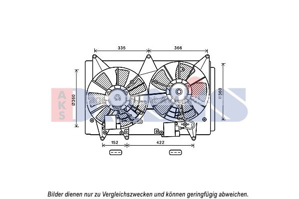 AKS DASIS Radiaatori ventilaator Artikli number: 118041N soodsalt