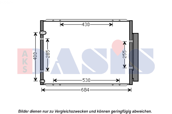 AKS DASIS Low Pressure Line, air conditioning Article number: 885868N cheaply