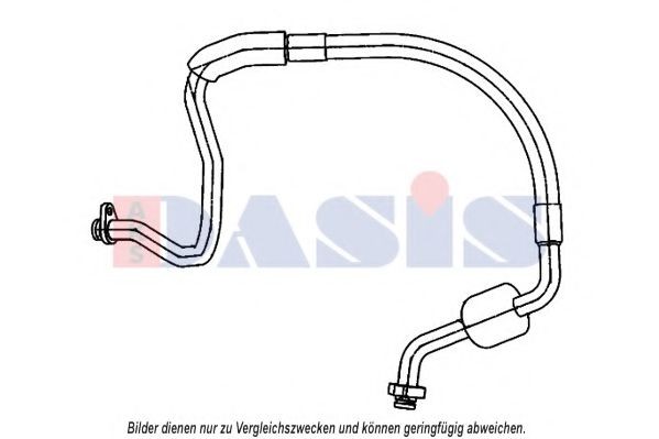 AKS DASIS Low Pressure Line, air conditioning Article number: 885870N cheaply