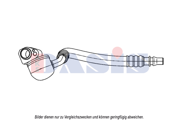 AKS DASIS Low Pressure Line, air conditioning Article number: 885883N cheaply