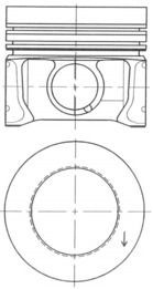 KOLBENSCHMIDT Piston Article number: 41095600 cheaply