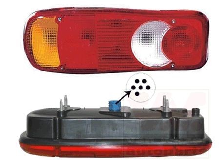 VAN WEZEL Rear light Article number: 1651935 cheaply